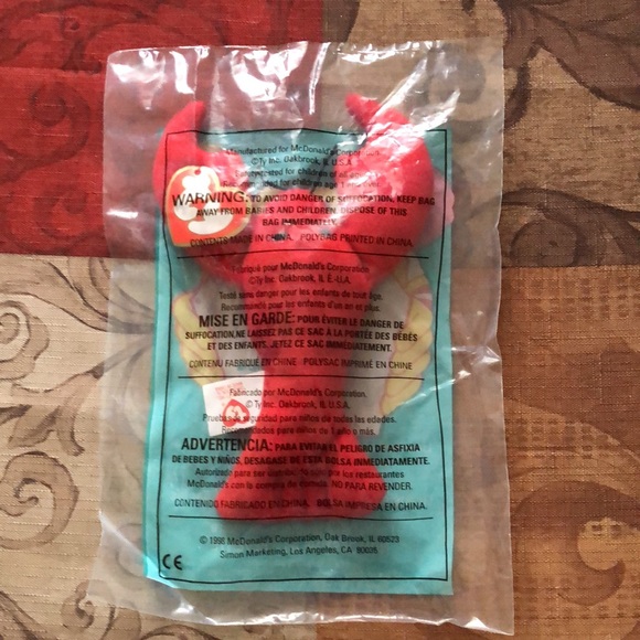 🛍️5/$20🛍️NWT McDonalds TY Mini “Pinchers”. - Picture 2 of 2